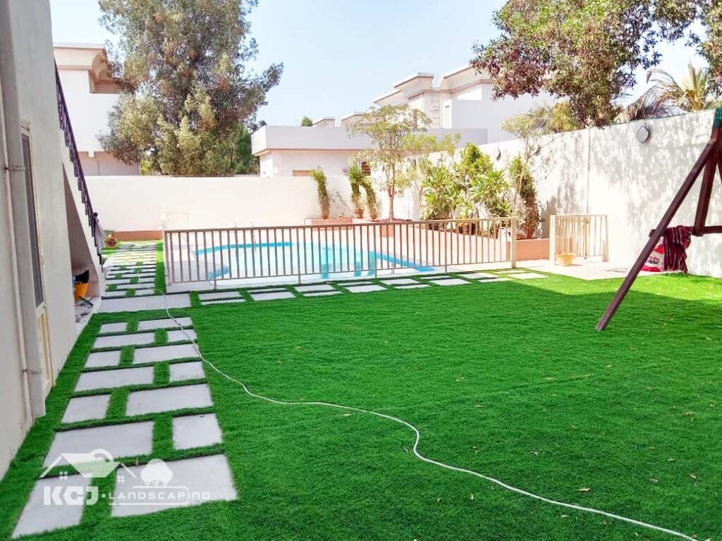 artificial grass installation dubai 2